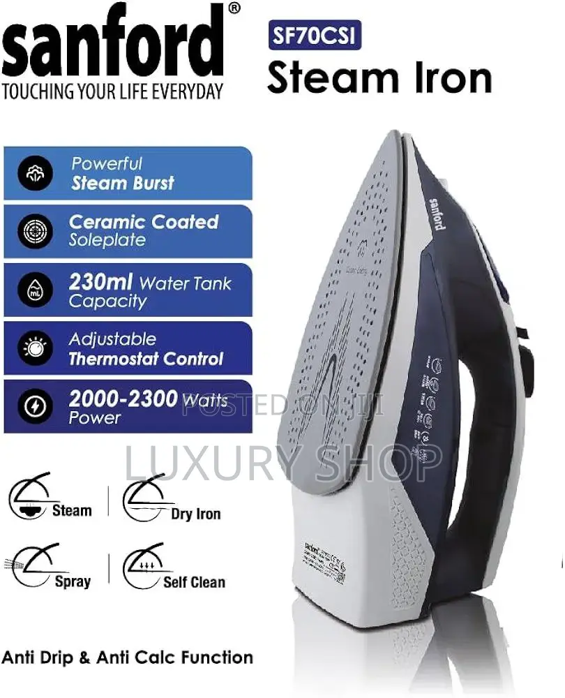 Sanford Electric Steam Iron