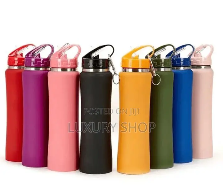 Stainless Steel Water Bottle With Straw