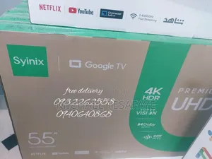 Photo - Syinix 55 Google TV HDR Super Vision Uhd አስገብተናል።
