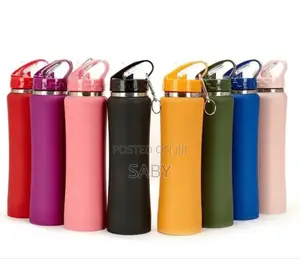 Stainless Steel Water Bottle With Straw