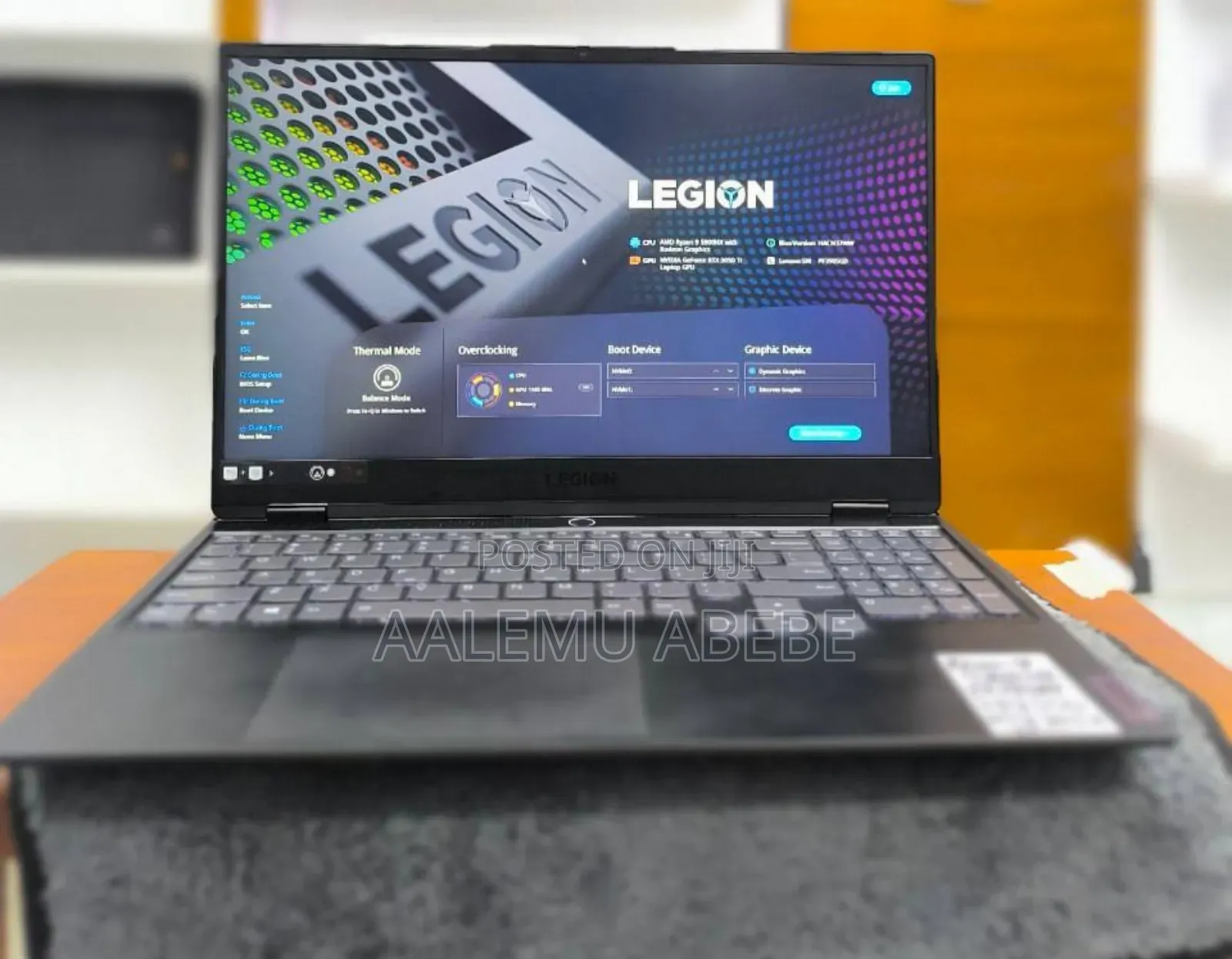 New Laptop Lenovo Legion 5 16GB AMD Ryzen 9 SSD 512GB