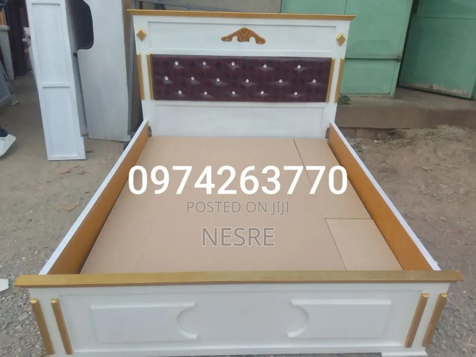 አዲስ አልጋ 120=13500 150=17500 ይፍጠኑ ይደውሉ