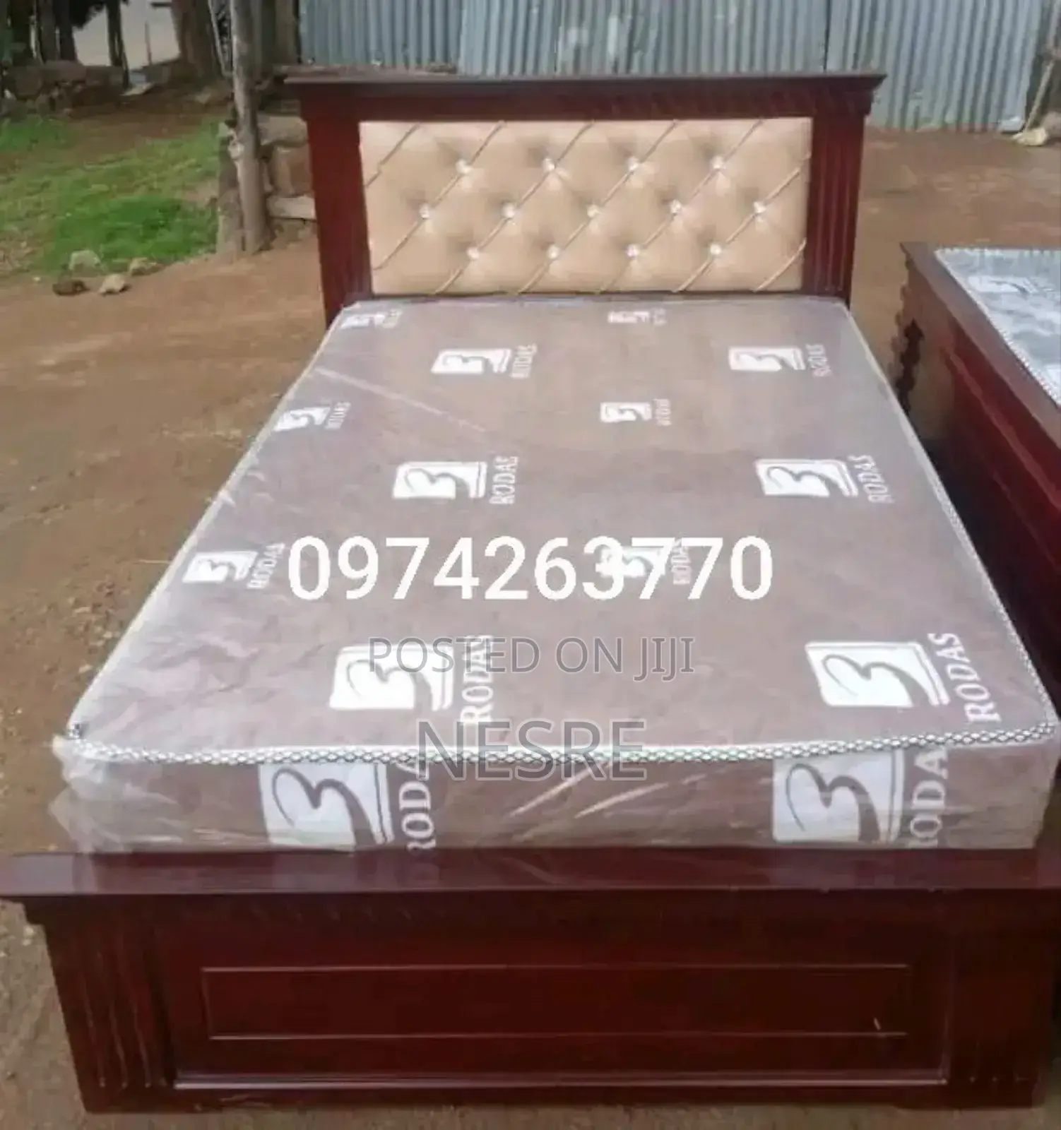 አዲስ አልጋ 120=13500 150=17500 ይፍጠኑ ይደውሉ