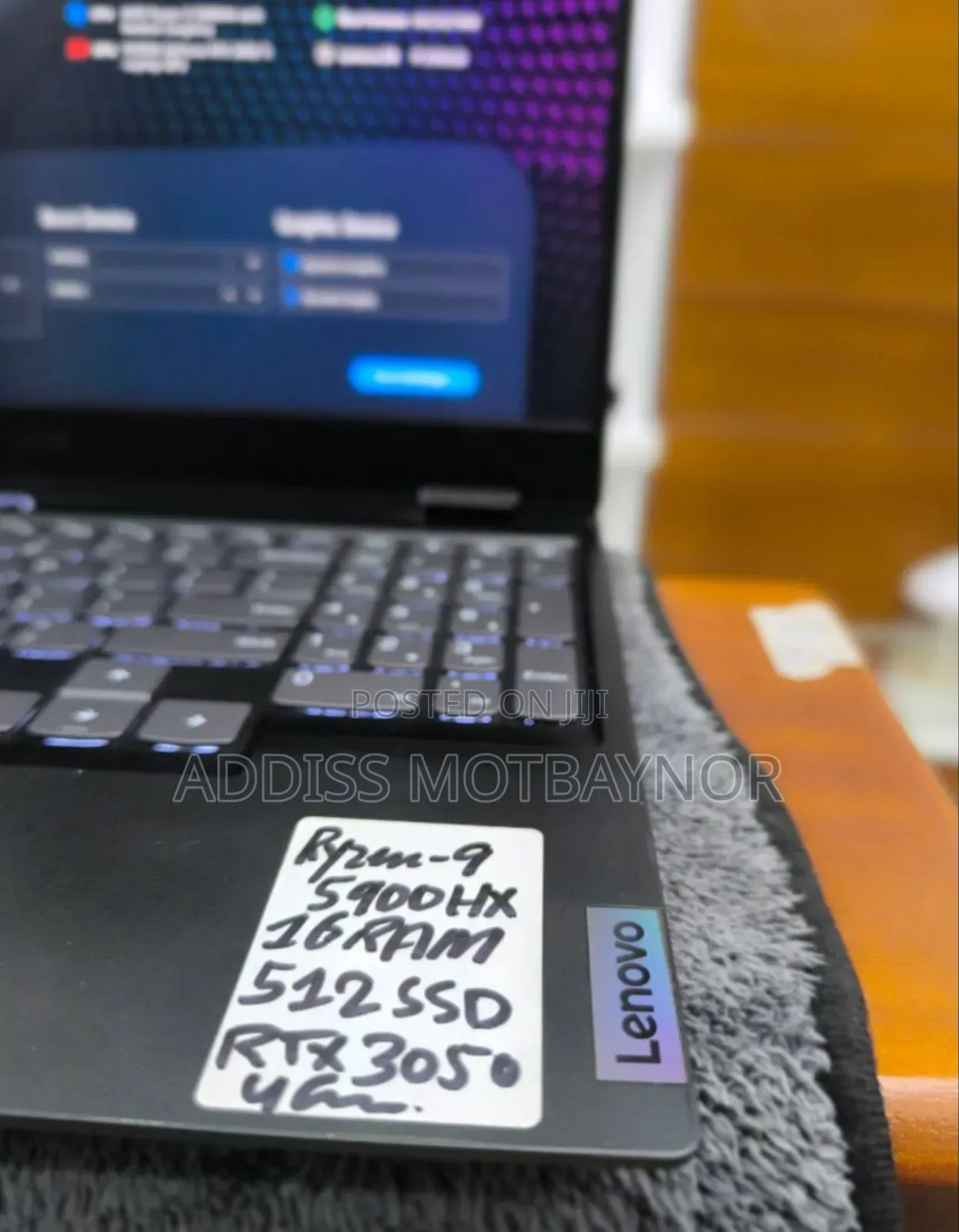 New Laptop Lenovo Legion 5 16GB AMD Ryzen 7 SSD 512GB