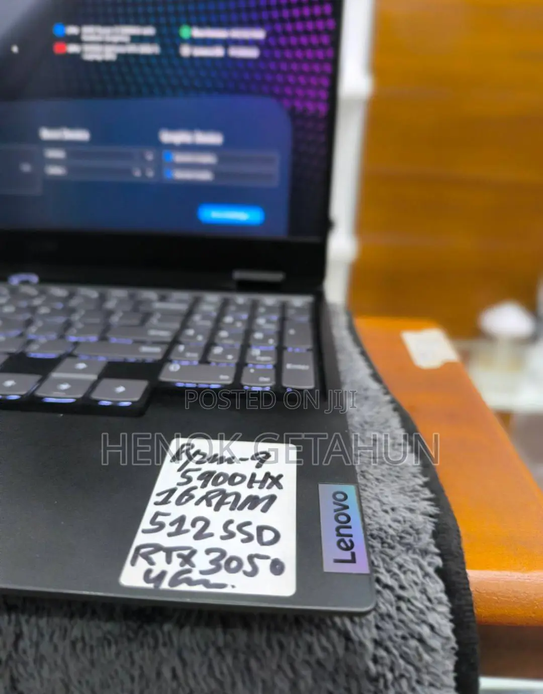 New Laptop Lenovo Legion 5 16GB AMD Ryzen 9 SSD 512GB