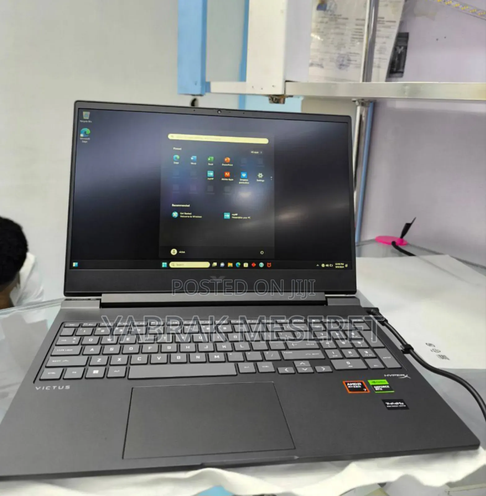 New Laptop HP Victus 16 16GB AMD Ryzen 7 SSD 512GB