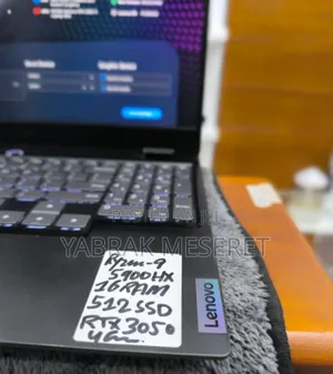 New Laptop Lenovo Legion 5 16GB AMD Ryzen 9 SSD 512GB