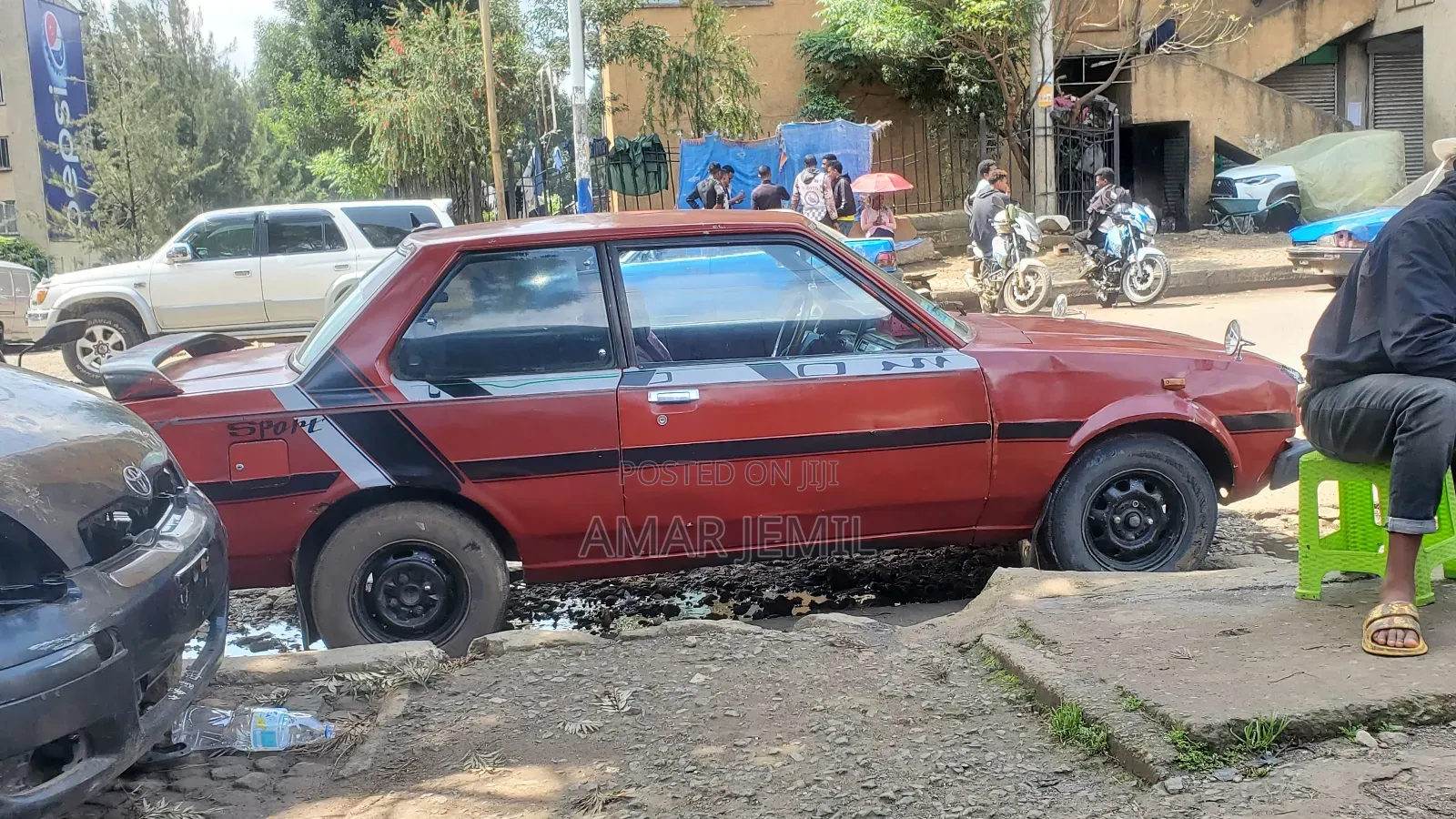 Toyota Corolla Levin 1987 Burgundy