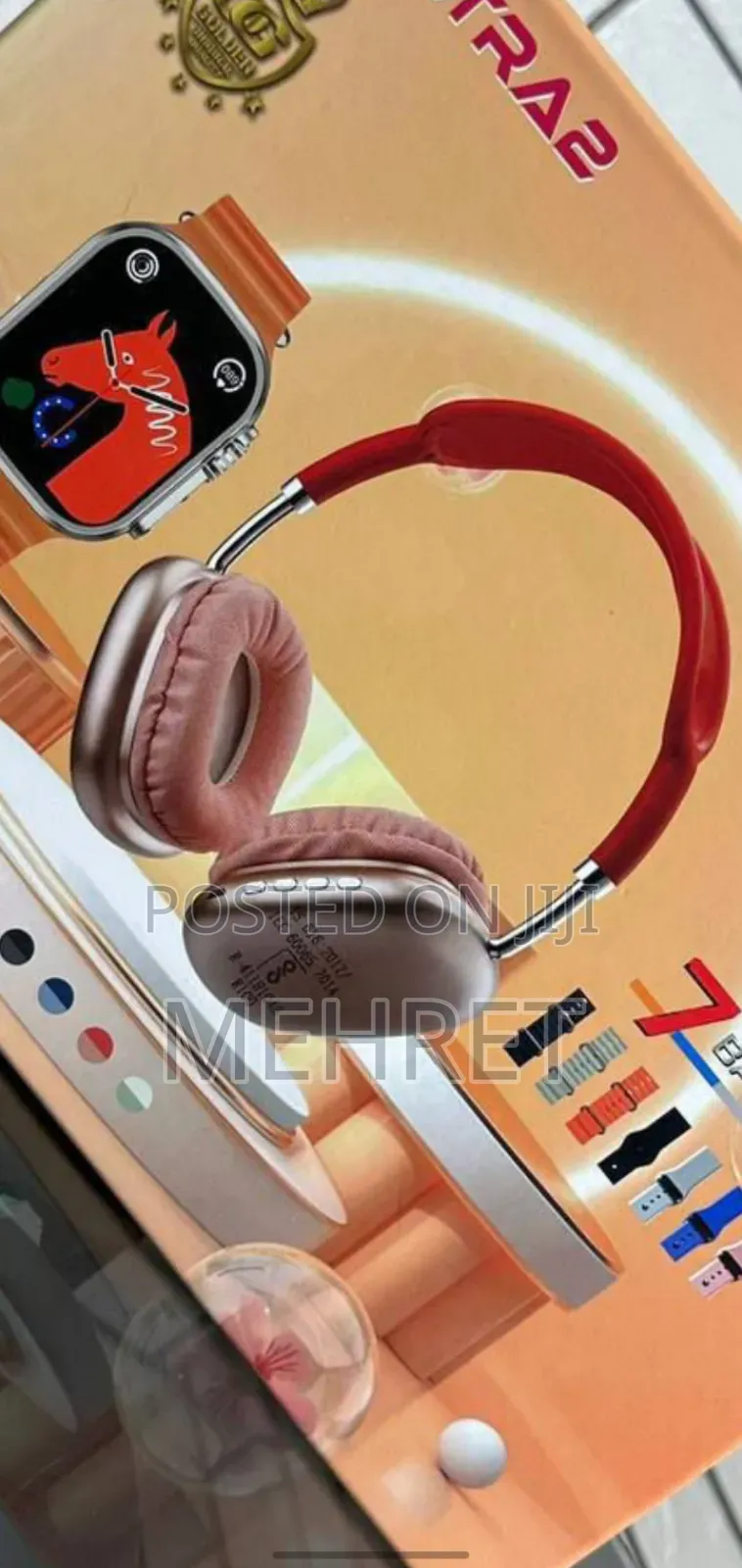 ZT Ultra Smart Watch Combo With 7 Straps