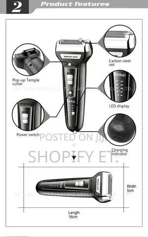 Kemei Rechargeable Tondos