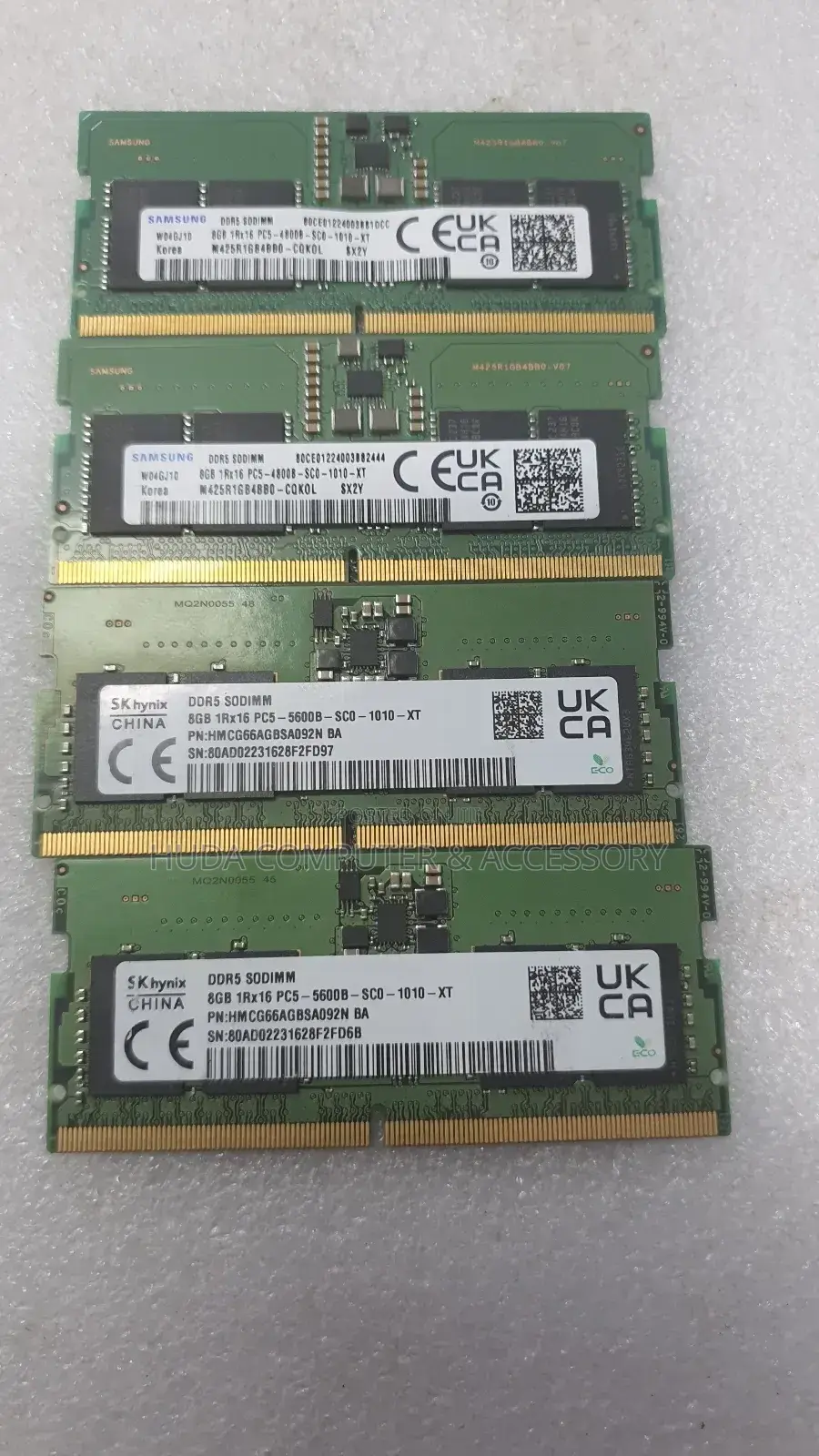 Ddr5 Laptop Ram 8 Gb 4800 Speed