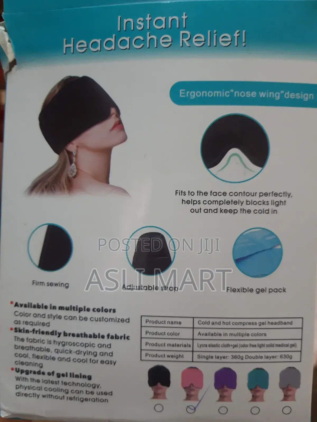 Migraines Relief Cap