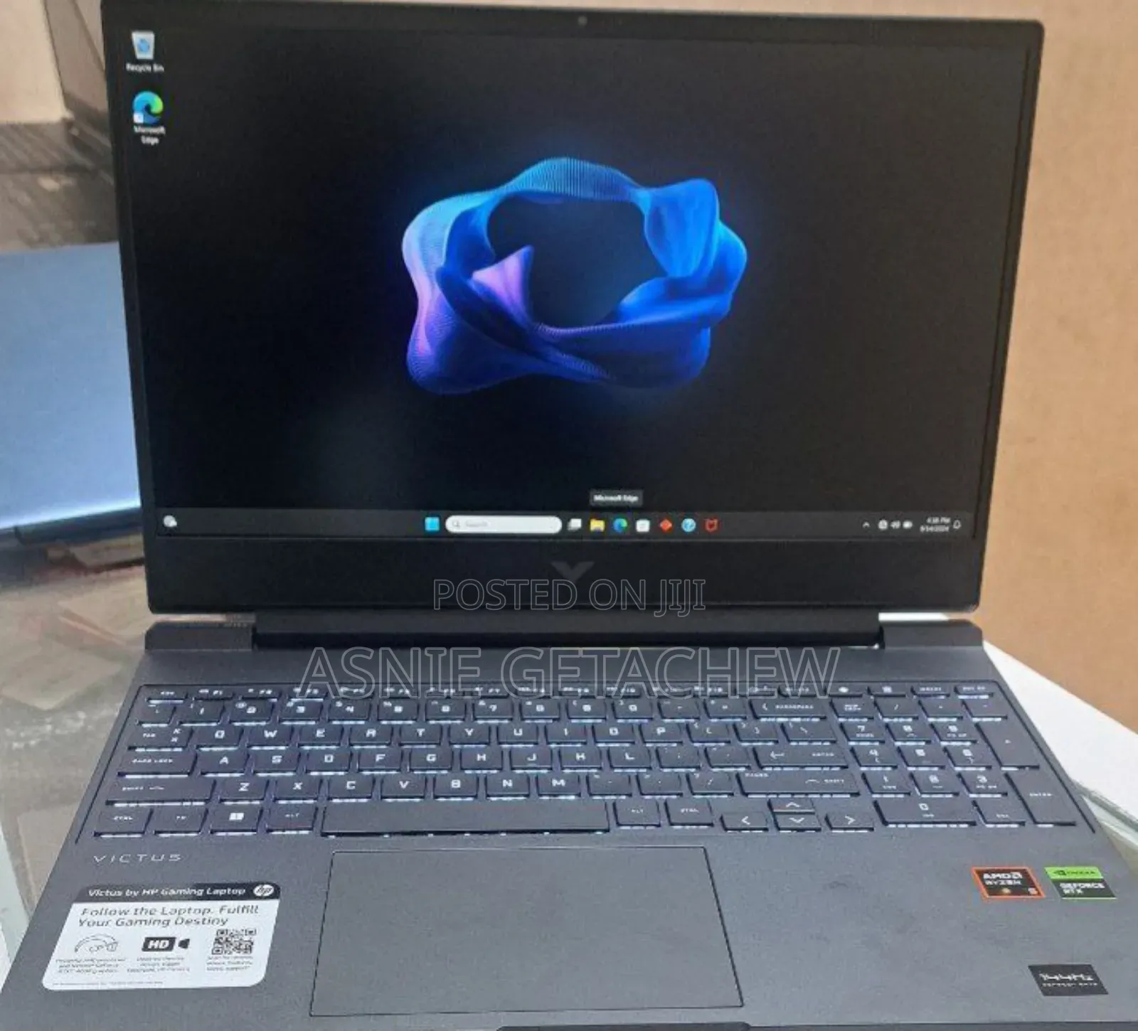 New Laptop HP Victus 16 8GB Intel Core I7 SSD 512GB