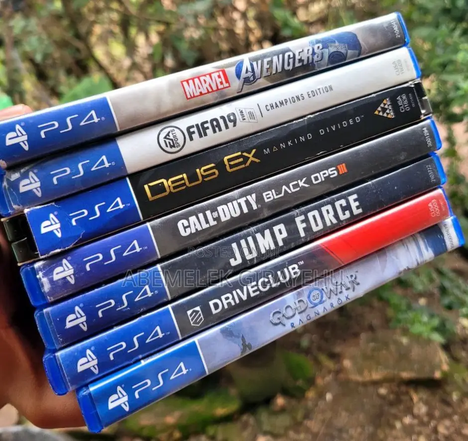 New Used PS4 and PS5 Games Available in Ethiopia