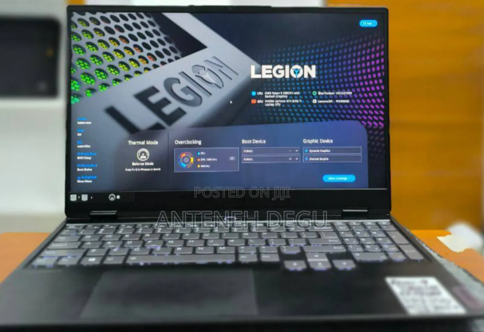 New Laptop Lenovo Legion 5 16GB AMD Ryzen 9 SSD 512GB