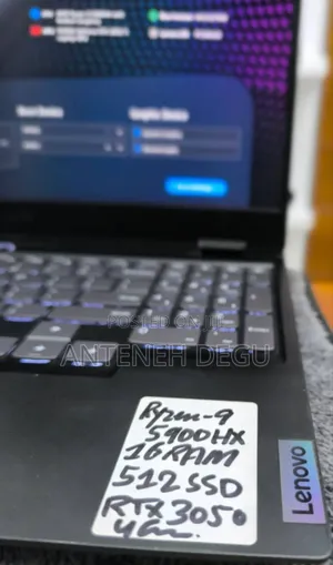 New Laptop Lenovo Legion 5 16GB AMD Ryzen 9 SSD 512GB