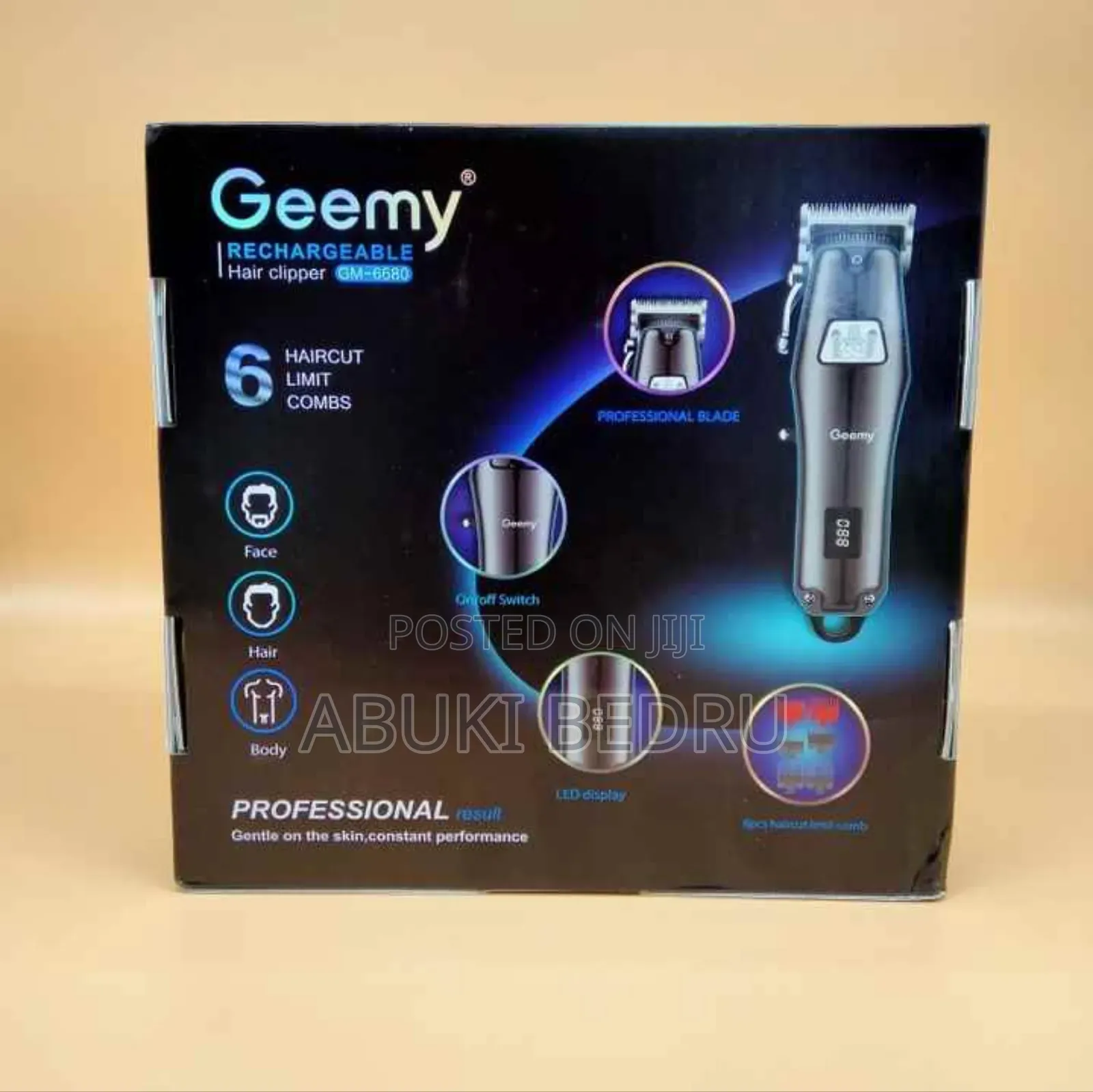 Geemy Hair Clipper Gm-6680