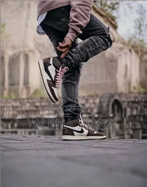 Nik Air Jordan 1 X Travis Scott Boot