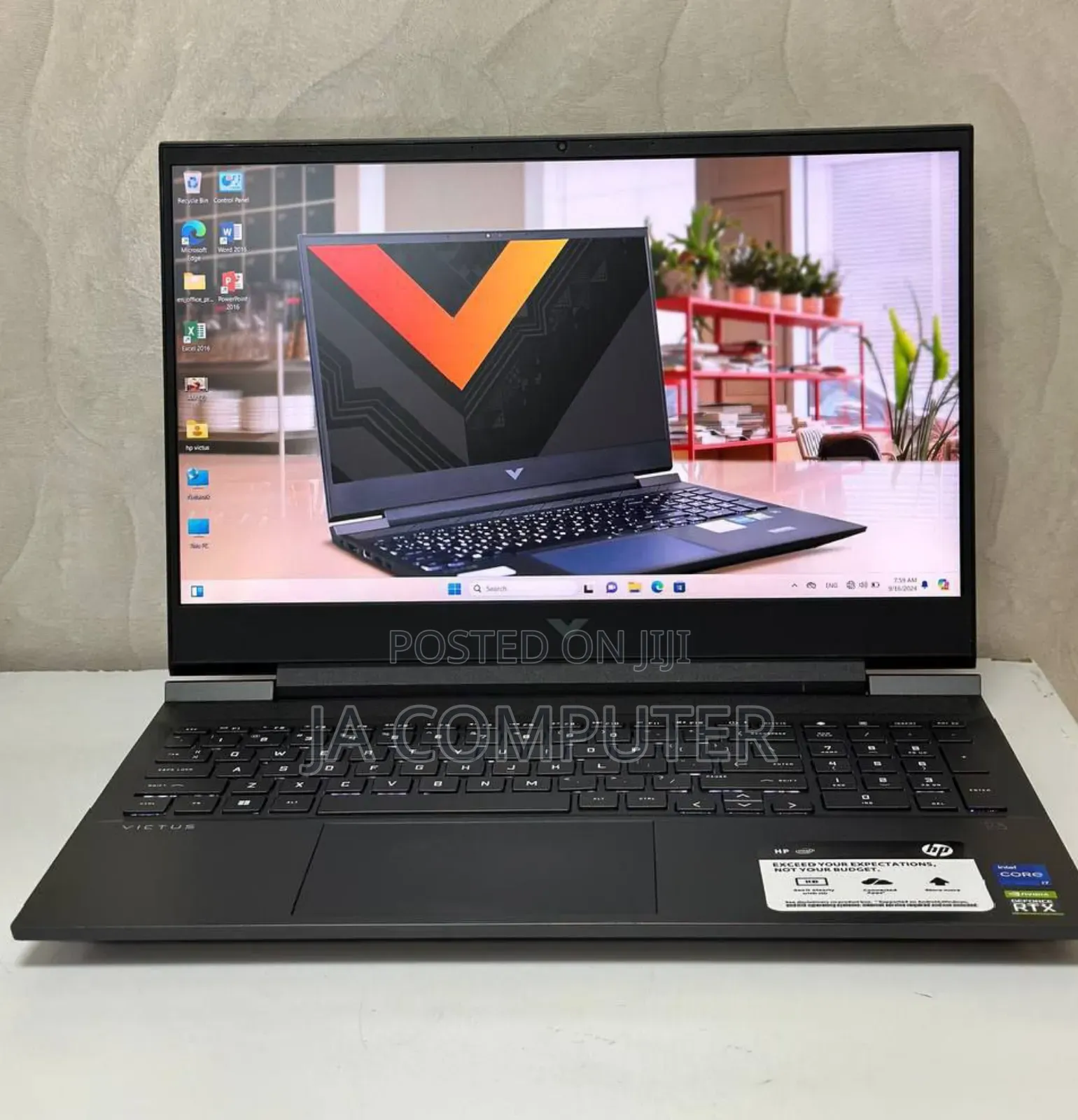New Laptop HP Victus 16 16GB Intel Core I7 SSD 512GB