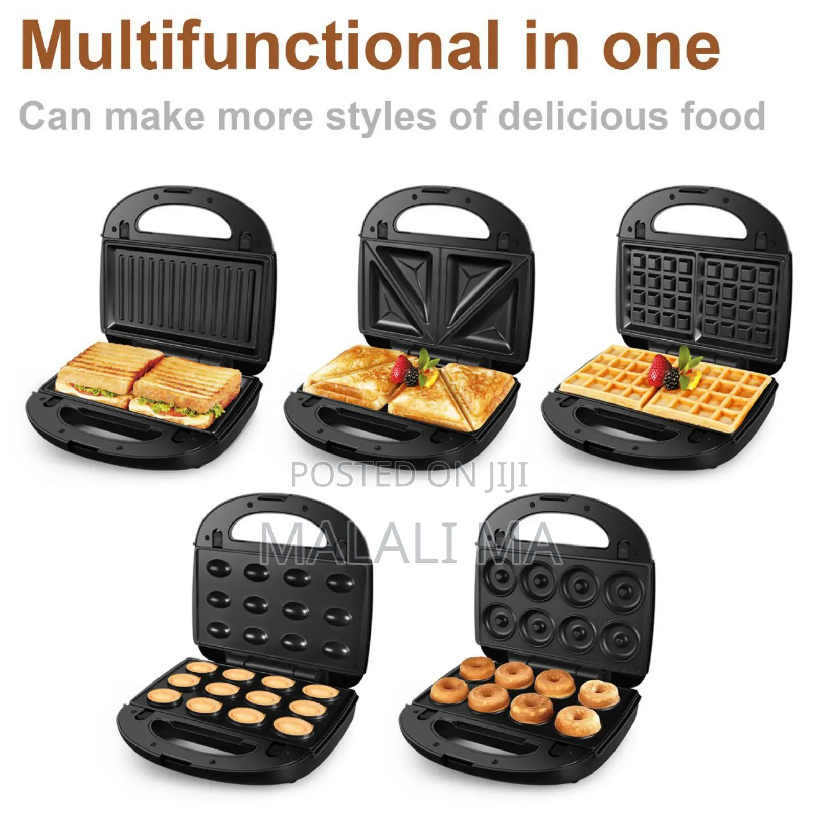 5 in 1 Electric Waffle Maker