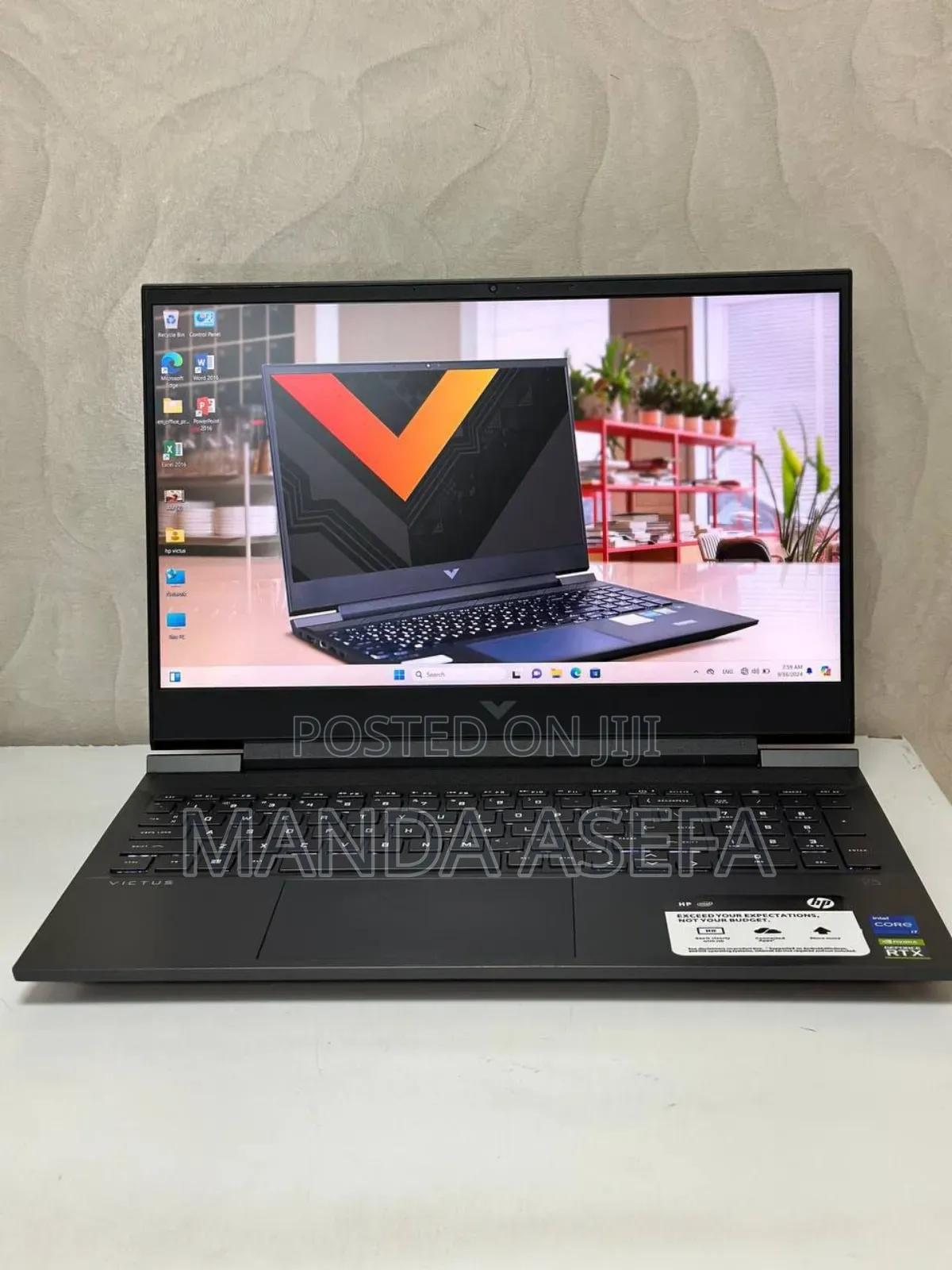 New Laptop HP Victus 15 16GB Intel Core I7 SSD 512GB