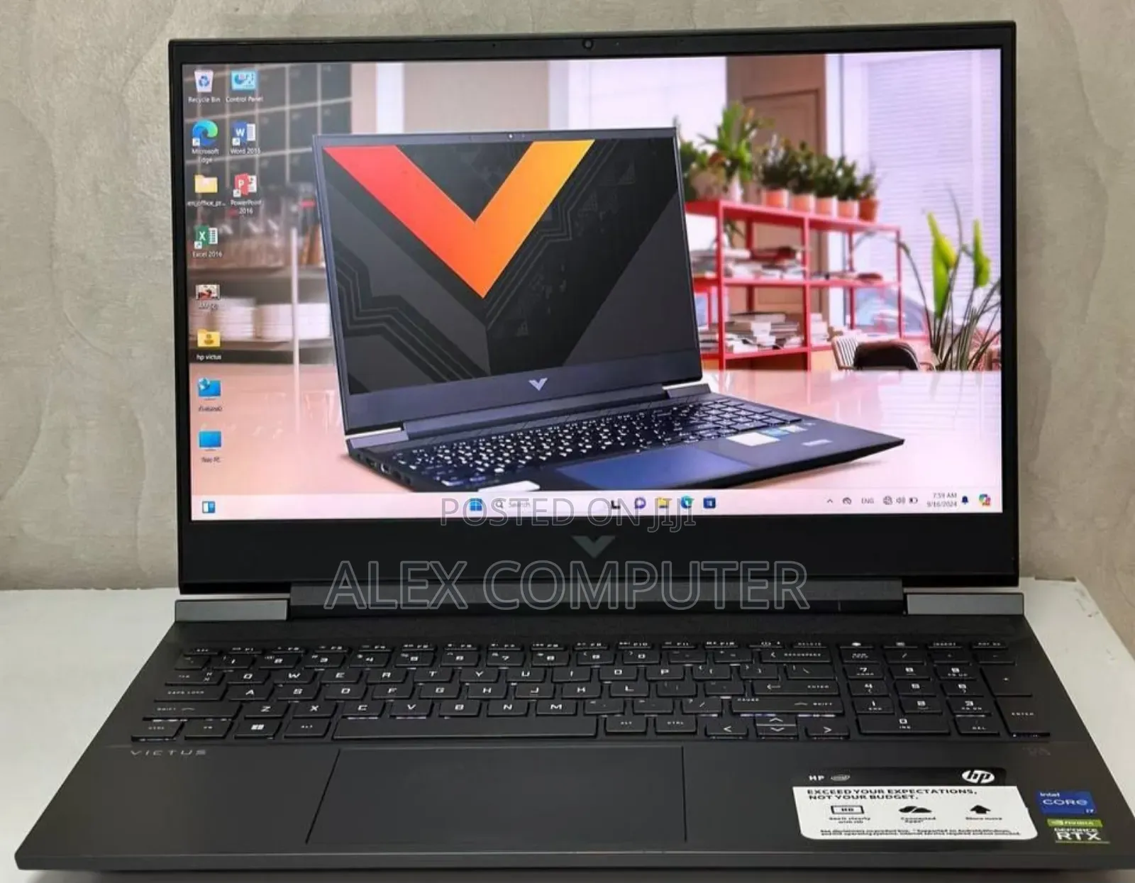 New Laptop HP Victus 16 16GB Intel Core I7 SSD 512GB