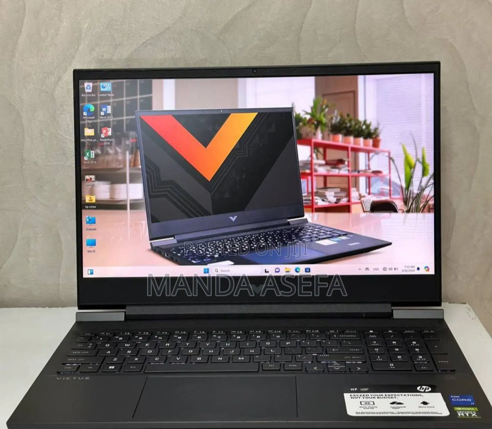 New Laptop HP Victus 16 16GB Intel Core I7 SSD 512GB