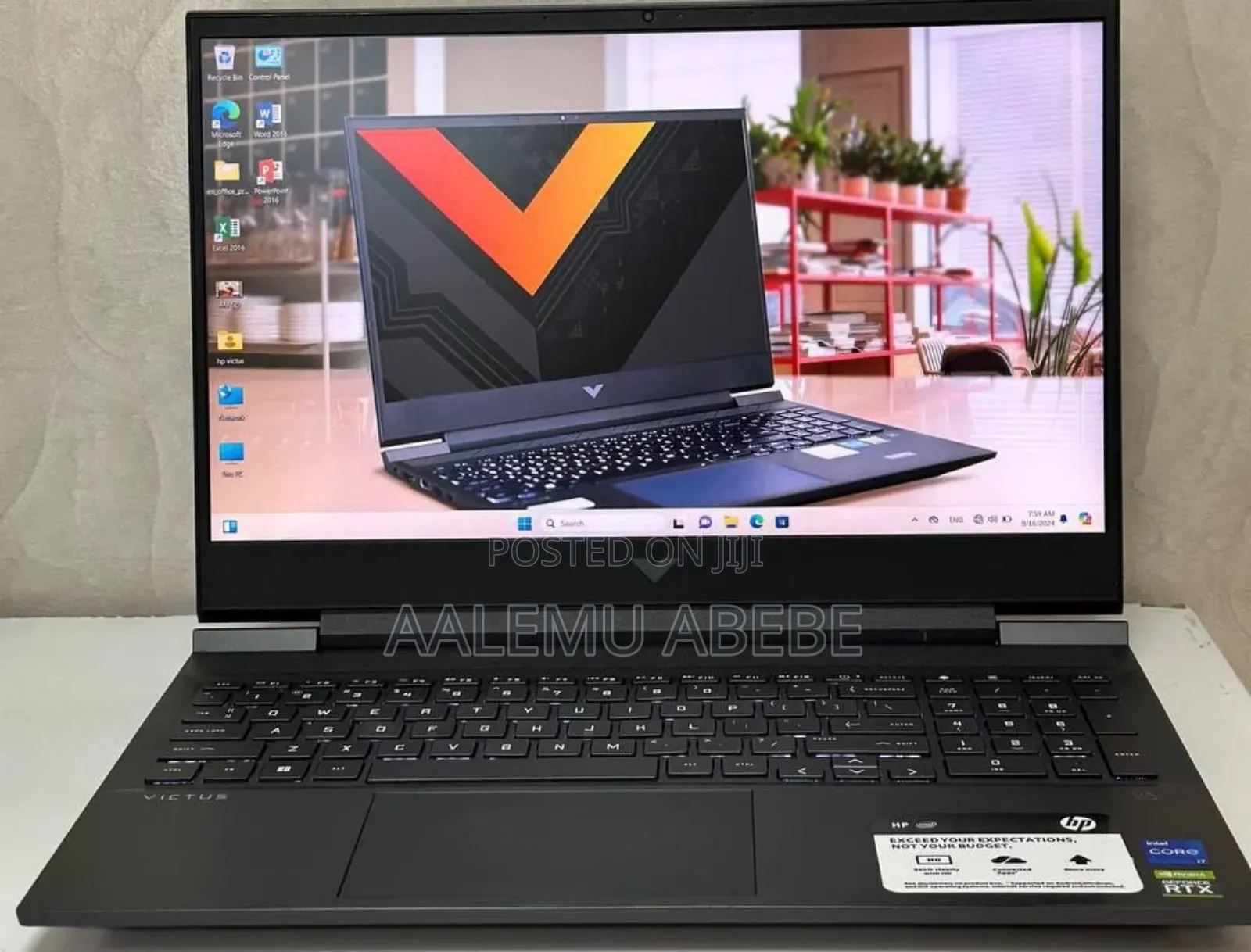 New Laptop HP Victus 15 16GB Intel Core I7 SSD 512GB