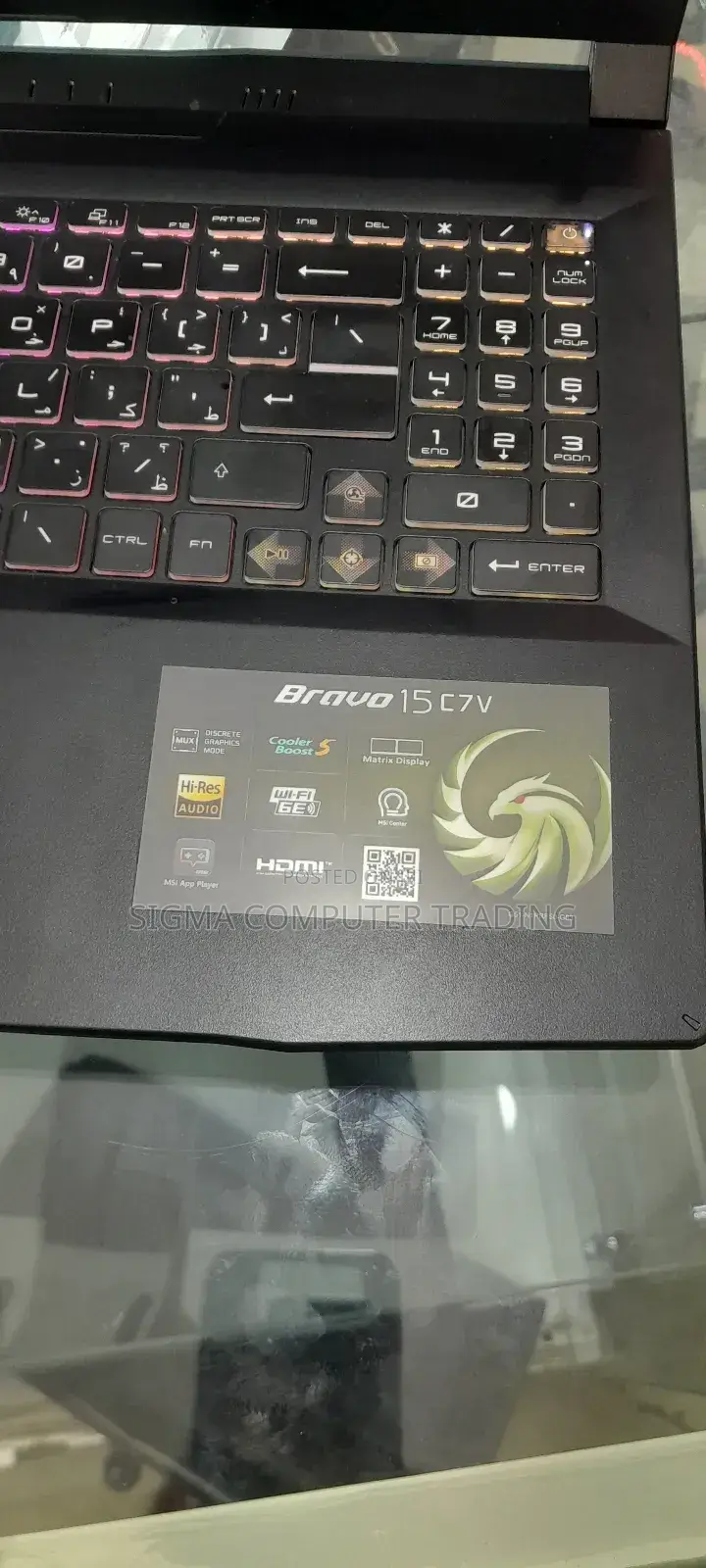 New Laptop MSI GX60 3BE 16GB AMD Ryzen 7 SSD 512GB