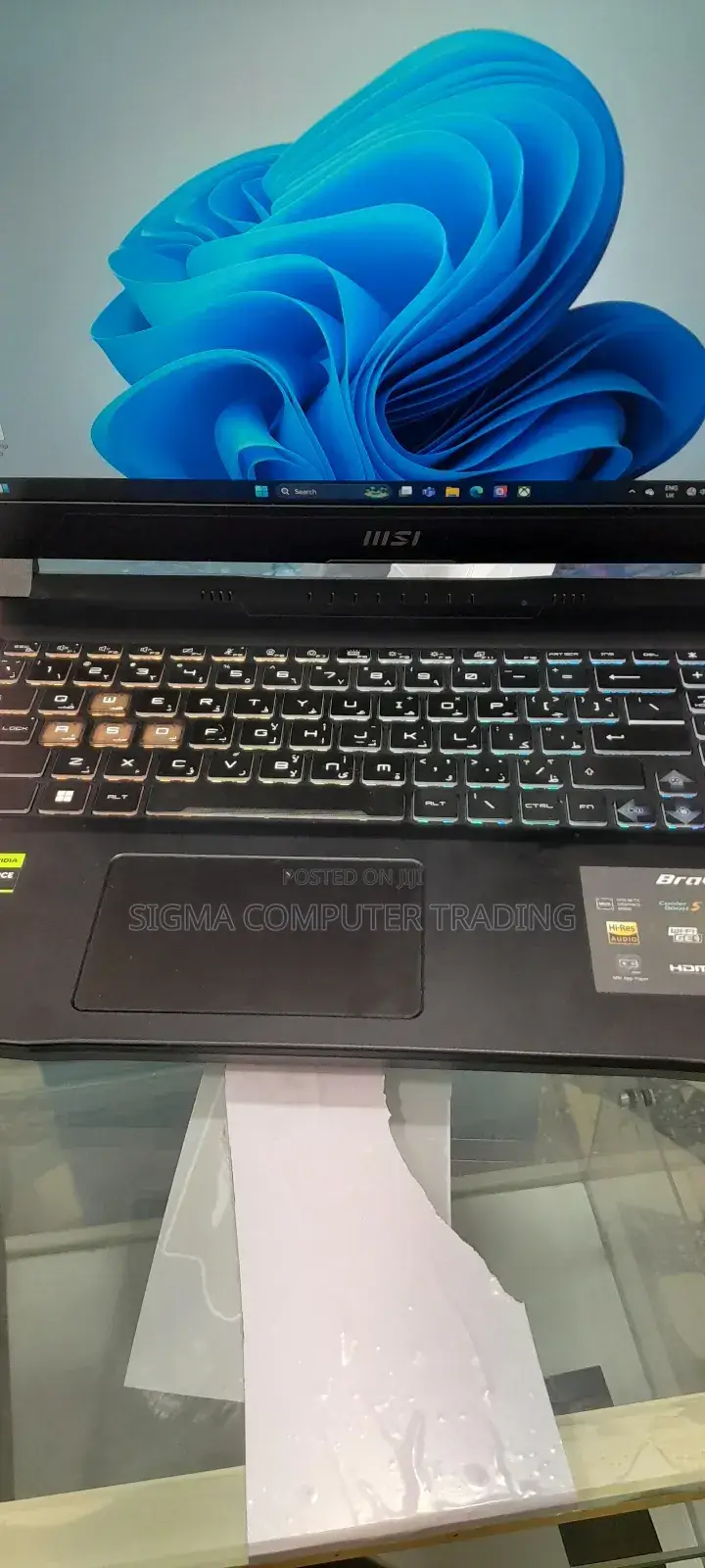 New Laptop MSI GX60 3BE 16GB AMD Ryzen 7 SSD 512GB