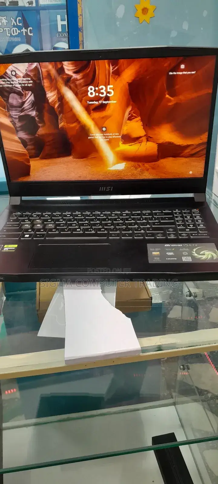 New Laptop MSI GX60 3BE 16GB AMD Ryzen 7 SSD 512GB