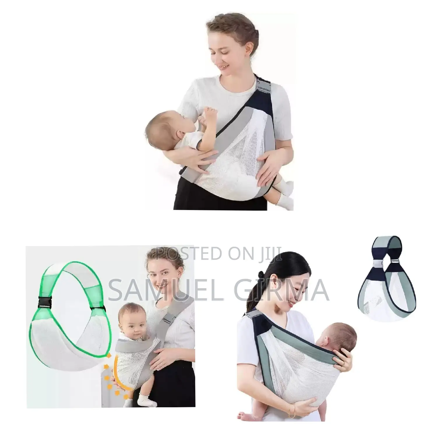 Baby CARRIER WRAP (ቀለል ያለ ማዘያ)