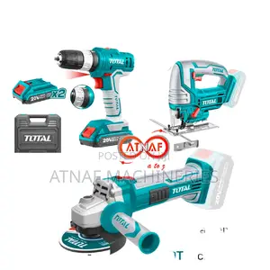 Photo - Total Rechargeable Drill, Jigsaw, And Grinder 3 In 1