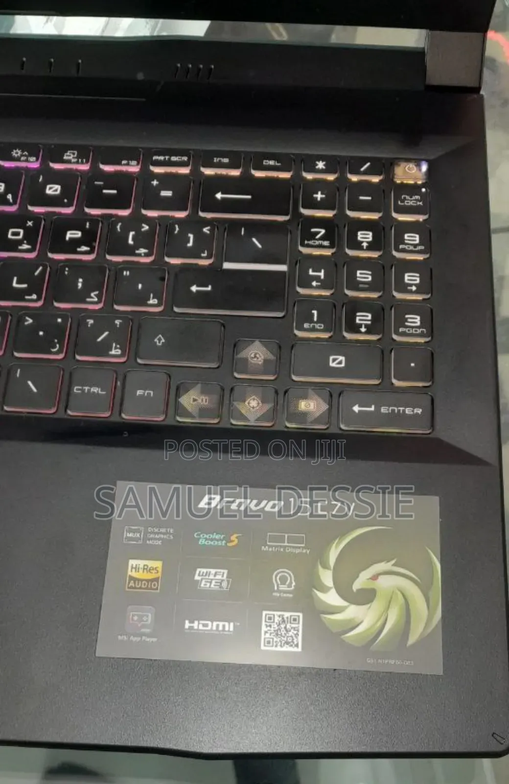 New Laptop MSI 16GB AMD Ryzen 7 SSD 512GB