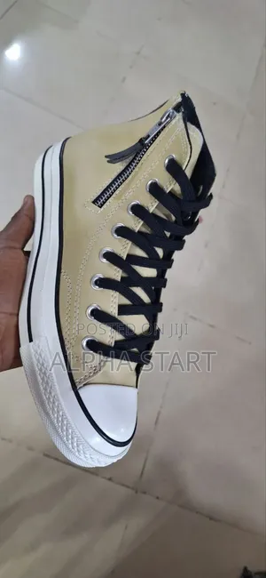 Photo - Convers All Star Lether Sid Zip Chuck Master Quality Shoes