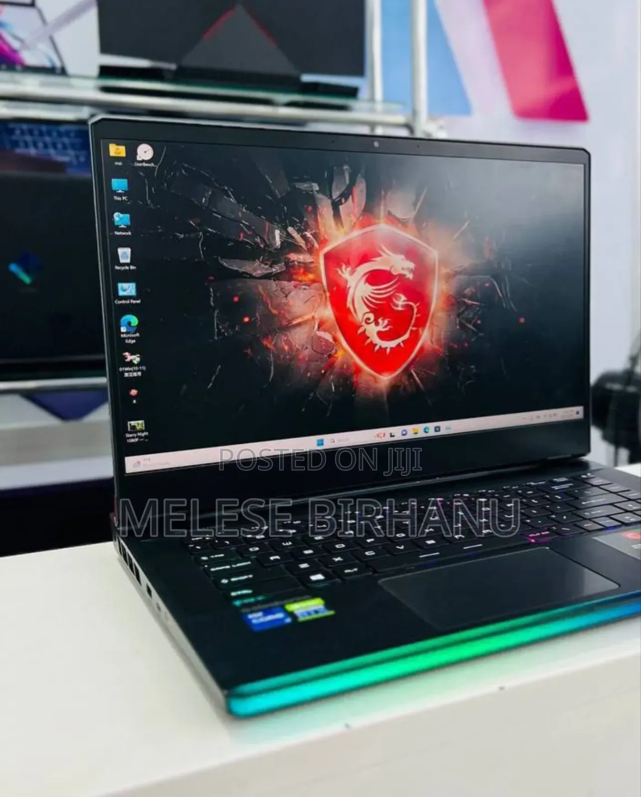 New Laptop MSI Raider GE76 12UGS 16GB Intel Core I7 SSD 1T