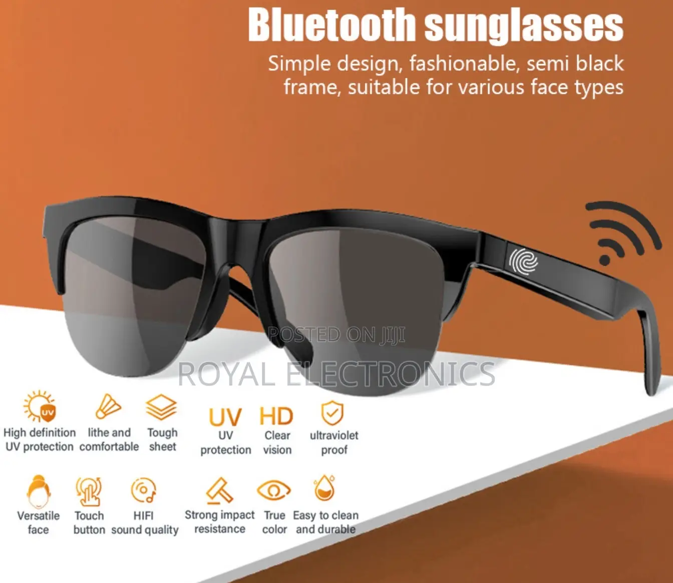 Original Bluetooth Smart Sunglass(Bluetooth V5.3)