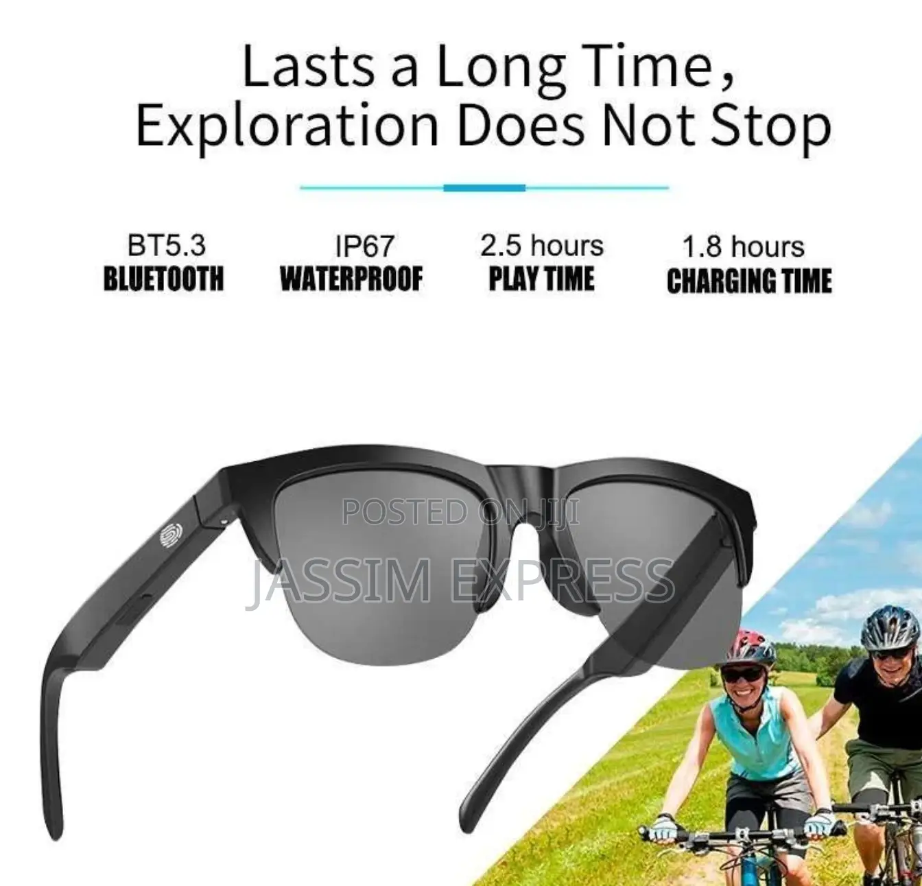 Original Bluetooth Sunglass With Both Glare Uv Protection