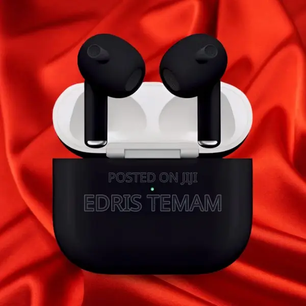 Air Pod Pro 3rd Generation Black Wireless Headphones