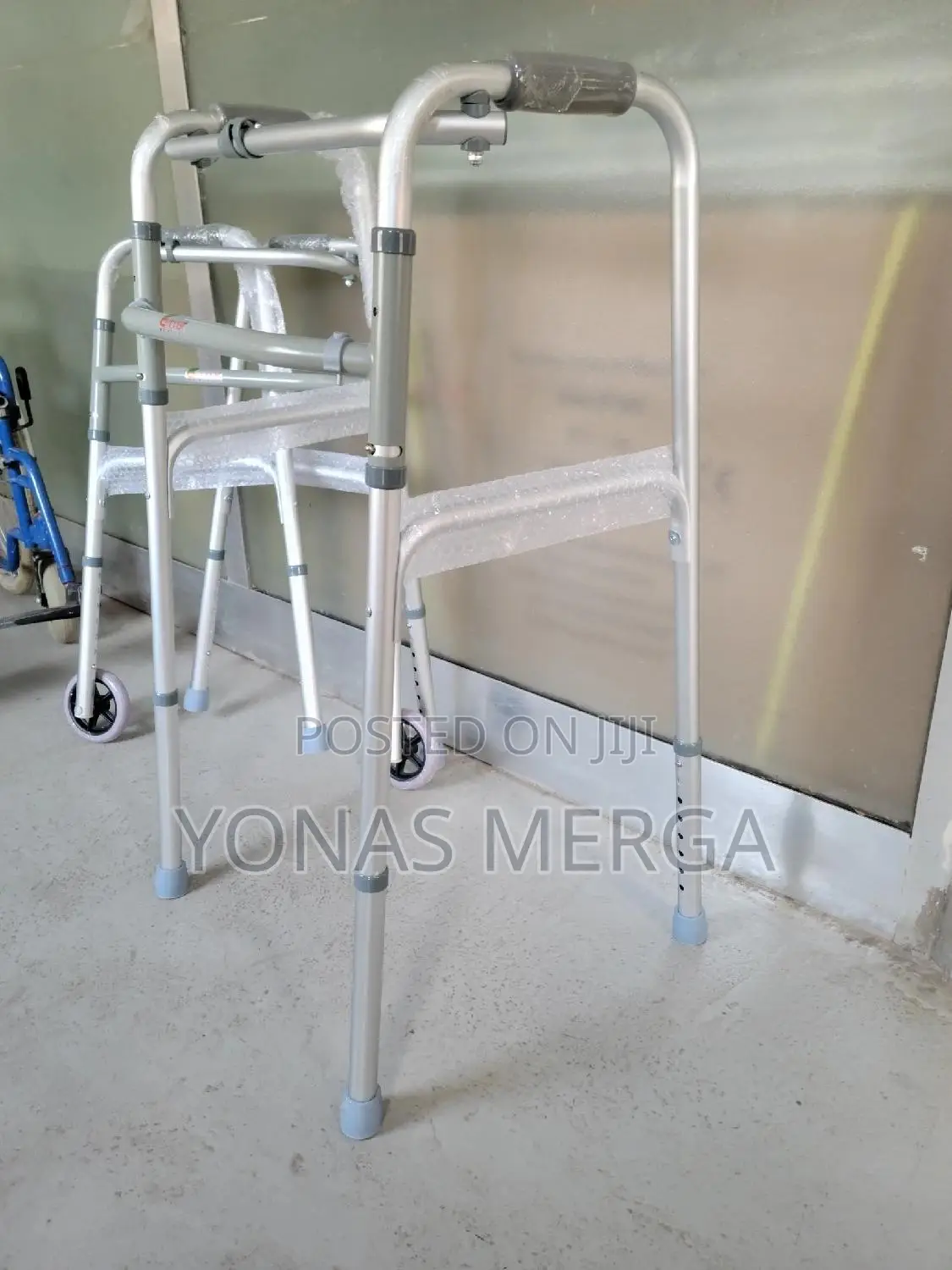 Walker/Walkers for Seniors No Wheels, Aluminum Portable