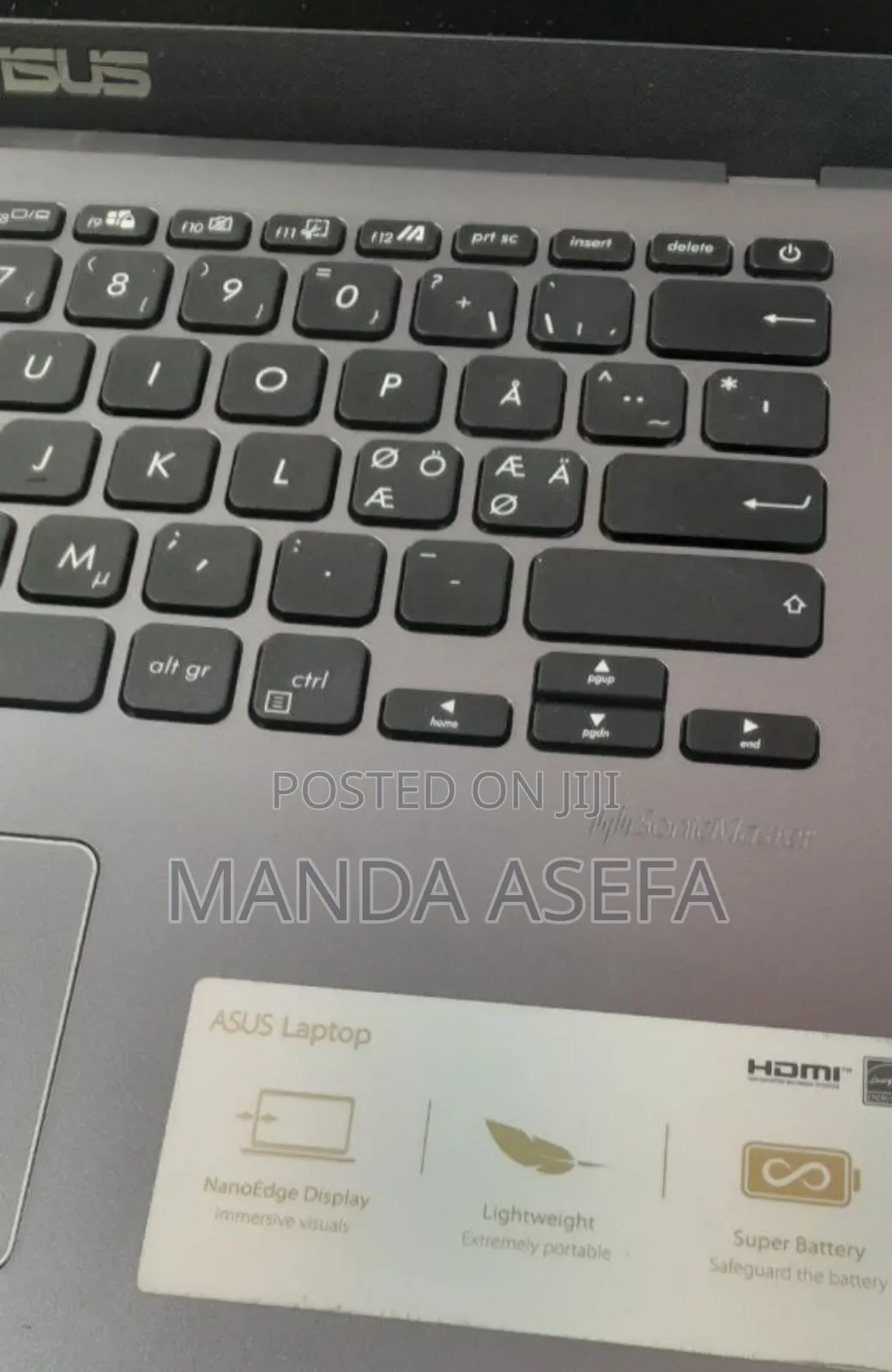 New Laptop Asus 8GB AMD Ryzen 5 SSD 512GB