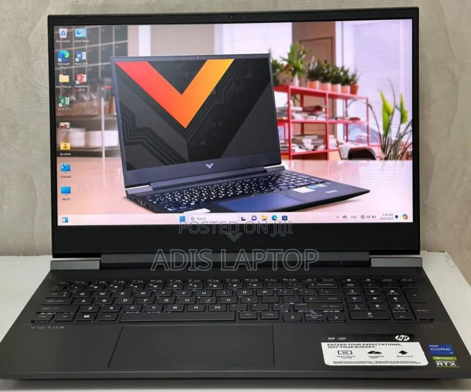 New Laptop HP Victus 16 16GB Intel Core I7 SSD 512GB