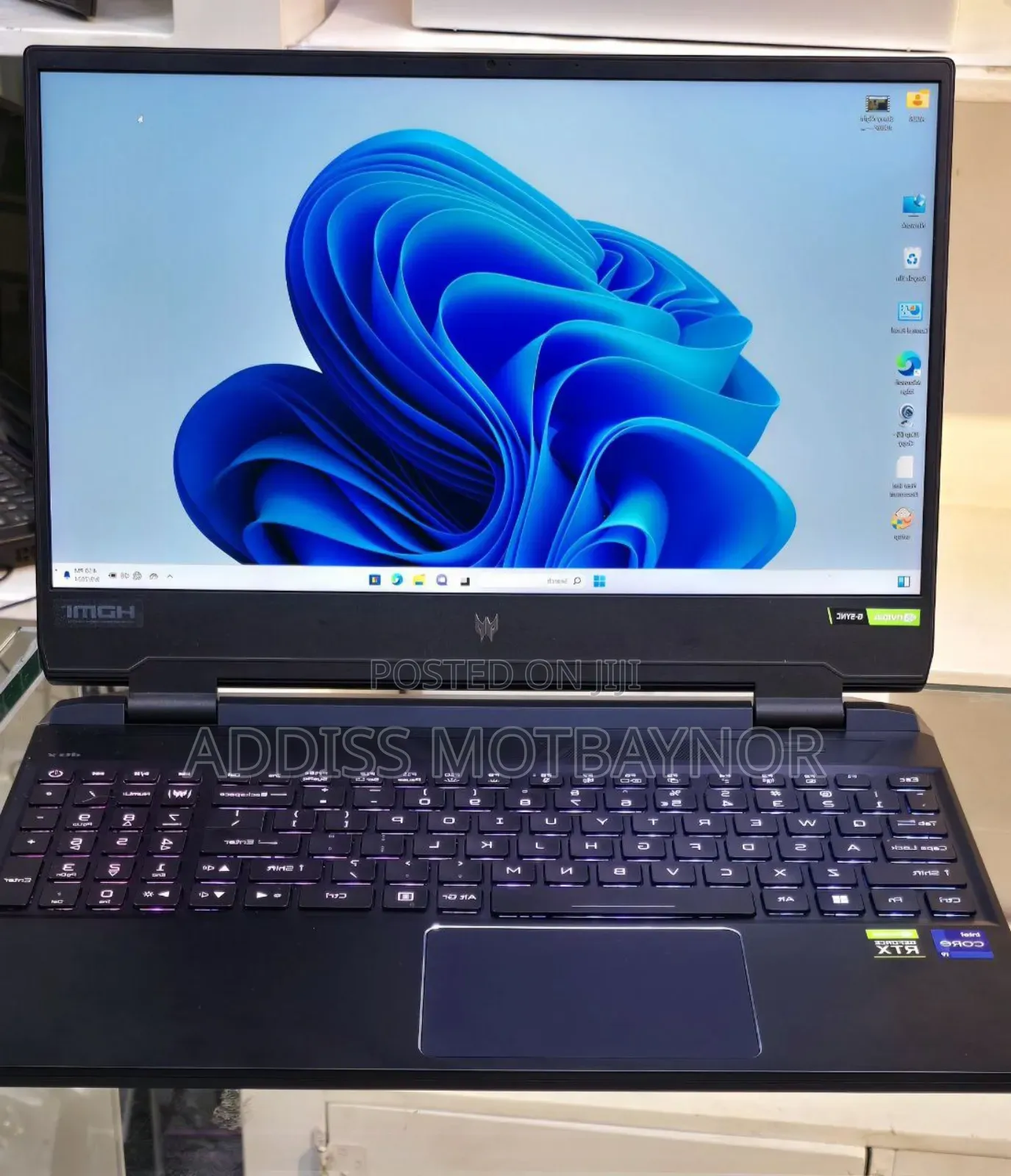 New Laptop Acer Predator Helios 300 16GB Intel Core Ultra 9 SSD 512GB