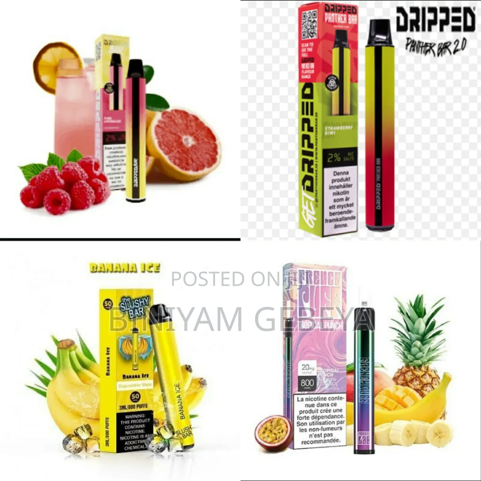 High Capacity ሁሌም ተወዳጅ Best VAPE 8000PUFF DRIPPED