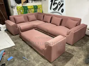 Photo - Classic 8 Seater L Shape Sofa