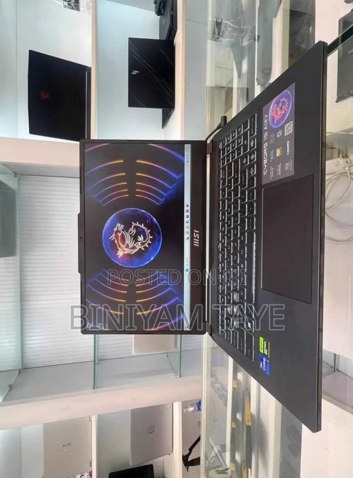 New Laptop MSI GF63 16GB Intel Core I7 SSD 1T