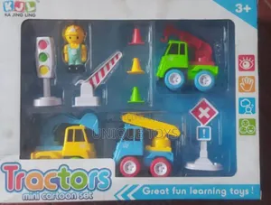 Photo - Multifunctional Tractors Cartoon Set