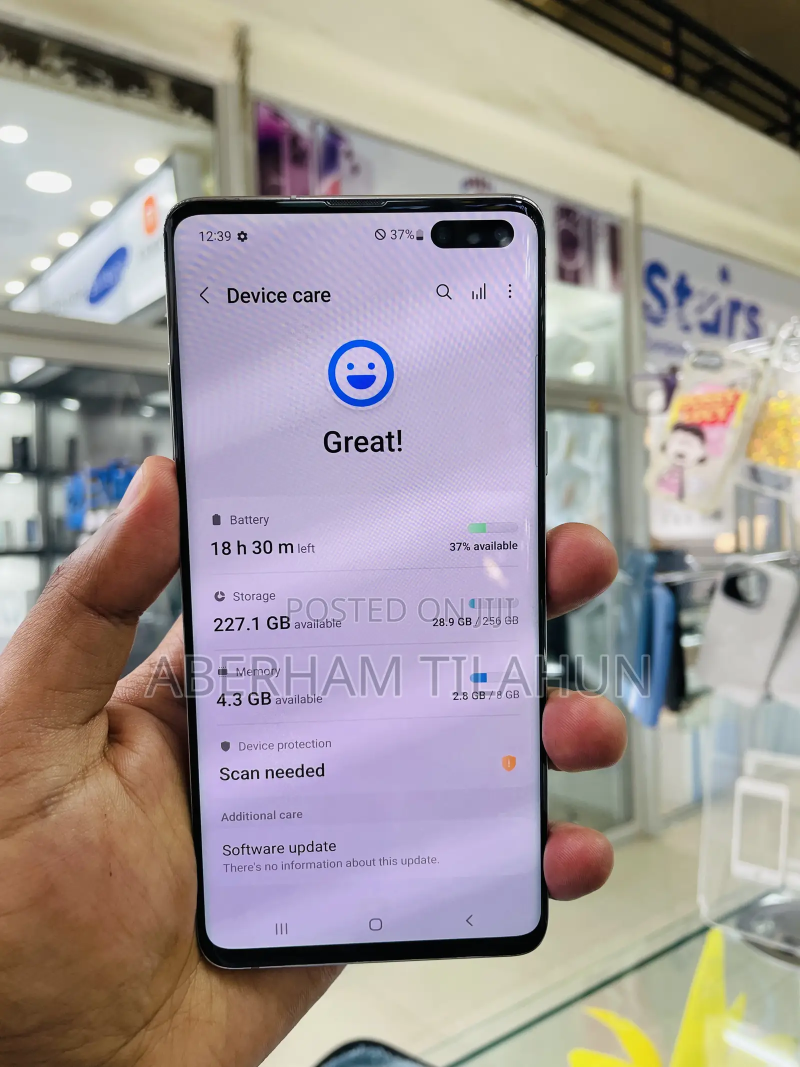 Samsung Galaxy S10 5G 256 GB Silver