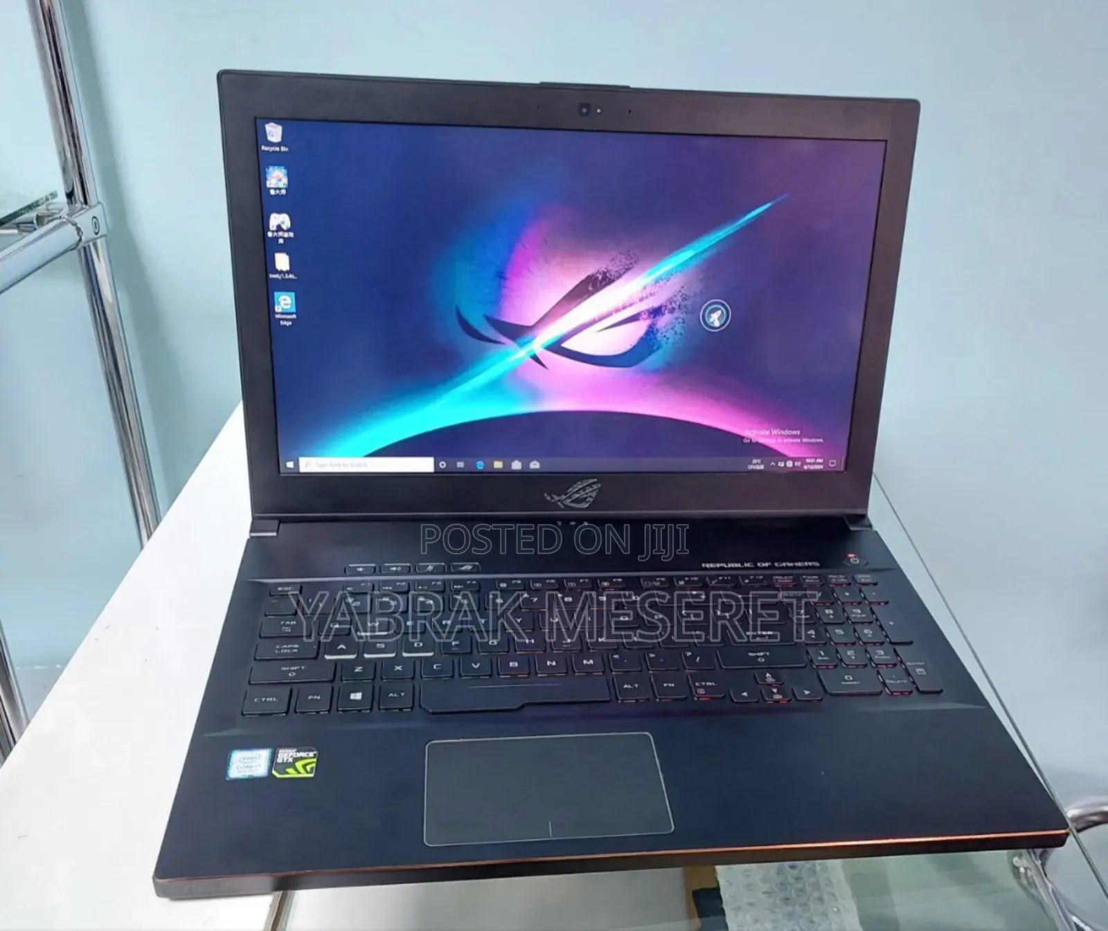 New Laptop Asus ROG Zephyrus G15 16GB Intel Core I7 SSD 512GB