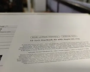 New Laptop Apple MacBook Air 8GB Apple M2 SSD 256GB